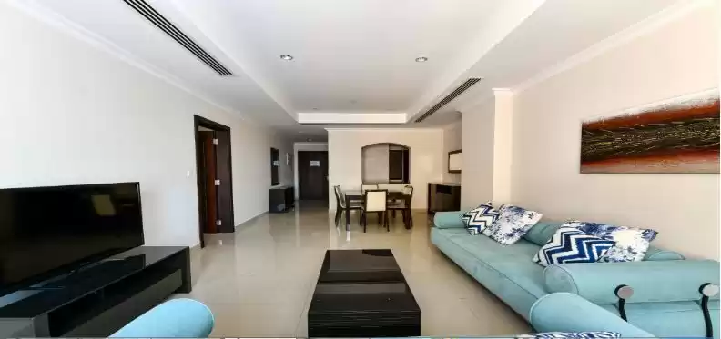 住宅 就绪物业 1 间卧室 楼/楼 公寓  出租 在 萨德 , 多哈 #11585 - 1  image 